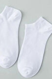 5 Çift Kadın Erkek High Quality Beyaz Patik Çorap Bilek Boy 5 Adet