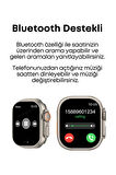 Vothoon Watch 8 T900 Ultra 49 Mm 2.09 Inç Akıllı Saat 4 Farklı Menü Ios Android Tüm Telefonlarla Uyumlu Gri
