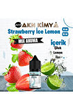Strawberry İce Lemon Mix Aroma Yabanmersini Çilek Limon Buz Gıda Aroması 10 ml