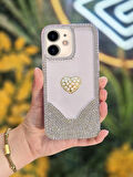 iPhone 11 Uyumlu 3 Boyutlu Karakterli Taşlı Premium Lux Koruyucu Telefon Kılıfı