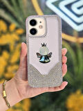 iPhone 11 Uyumlu 3 Boyutlu Karakterli Taşlı Premium Lux Koruyucu Telefon Kılıfı