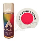Akçalı Akrilik Sprey Boya FLORESAN KOYU KIRMIZI 400 ml - 521