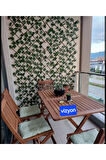 yapay çit 60x300 cm ,açılır kapanır Ahşap Dekoratif Bahçe duvar çıtı 2 adet