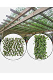 yapay çit 60x300 cm ,açılır kapanır Ahşap Dekoratif Bahçe duvar çıtı 2 adet