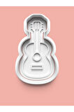 Gitar Figürü Kurabiye Kalıbı Ve Şeker Hamuru Kalıbı
