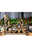 Dekoratif love sevgili biblo polyester