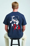 Lenithra Fullmetal Alchemist Brotherhood Elric Sırt Baskılı Unisex Oversize T-shirt Füme / XL