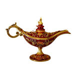 Dekoratif Alaaddin Sihirli Lambası - Vintage Tasarım, 13x8.5 cm