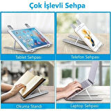 Mi7a Alüminyum Ayarlı Laptop Macbook Notebook Yükseltici Tutucu Stand