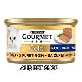 Purina Gourmet Gold Kıyılmış Hindili Kedi Yaş Mama 85 gr 24 Adet