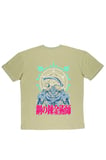 Lenithra Fullmetal Alchemist Brotherhood Alphonse Sırt Baskılı Unisex Oversize T-shirt Bej / S