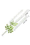 Yapay Sarkan Akasya Çiçeği 100 Cm Beyaz 12 Li Paket