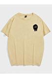 Unisex Don't Sırt Baskılı Oversize T-shirt
