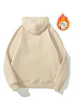 Unisex Ayıcık Baskılı Oversize Kapşonlu Sweatshirt