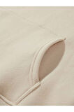 Unisex Ayıcık Baskılı Oversize Kapşonlu Sweatshirt