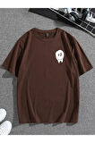 Unisex Don't Sırt Baskılı Oversize T-shirt