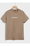 Unisex Brooklyn Baskılı Oversize Tshirt