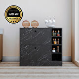 Alya Kahve Köşesi Dolabı Çok Amaçlı Dolap Mdf