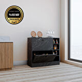 Alya Kahve Köşesi Dolabı Çok Amaçlı Dolap Mdf