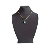 Amazonit Taşı Doğal Taş Kolye- Anka Gemstone