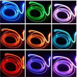 Araç Içi Atmosfer Ambiyans LED Neon Ip LED Rgb App Kontrollü 5 Parça Kumandalı Kontr