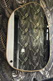 Fawdecor Amorphous Dekoratif Duvar Aynası Gold 68x90 Cm