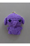 Amigurumi Anahtarlık 7-8 cm Sevimli El Örgüsü Hediyelik Anahtar ve Çanta Aksesuarı Beyaz