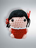 Amigurumi Anahtarlık 7-8 cm Sevimli El Örgüsü Hediyelik Anahtar ve Çanta Aksesuarı