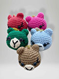 Amigurumi Anahtarlık 7-8 cm Sevimli El Örgüsü Hediyelik Anahtar ve Çanta Aksesuarı