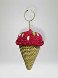 Amigurumi Külah Anahtarlık 10-11 cm Sevimli El Örgüsü Hediyelik Anahtar ve Çanta Aksesuarı (kod:102)