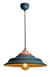 Dylight Retro Antrasit Metal Dekoratif Tekli Kafe Mutfak Aydınlatma Avize Çap:41 cm
