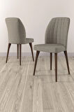 Floryn Beyaz Mermer Desen 80 X 132 Açılabilir MDF Mutfak Masa Takımı 6 Sandalye