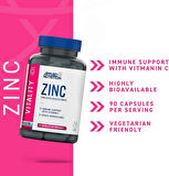 Applied Nutrition Zinc(Çinko)+Vitamin C 90 Caps