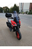 Aprilia SR GT 200 Siperlik Ön Cam 2021 2024 Model 58cm Açıkfüme Renkli 4mm
