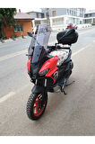 Aprilia SR GT 200 Siperlik Ön Cam 2021 2024 Model 58cm Açıkfüme Renkli 4mm