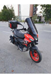 Aprilia SR GT 200 Siperlik Ön Cam 2021 2024 Model 58cm Siyah Renkli 4mm