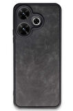 Xiaomi Redmi 13 Uyumlu Kılıf Kamera Korumalı Deri Yumuşak Renkli Kapak