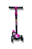ARELL TEKNOLOJİ Swing Işıklı 3 Tekerlekli Scooter Pembe