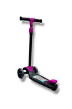 ARELL TEKNOLOJİ Swing Işıklı 3 Tekerlekli Scooter Pembe