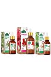 Biberiye Yağı 20 ml - Hint Yağı 50 ml - Kabak Çekirdeği Yağı 20 ml. (Saç Bakım Seti)