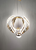Çift Şeritli Modern LED Avize