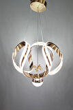 Çift Şeritli Modern LED Avize