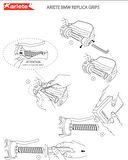 Ariete 01685 01686 01694(SSF) Kawasaki Honda Yamaha Konforlu Tutuş Elcik Açık Gidon