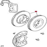Opel Astra 1998-2004 Ön Fren Diski Takım