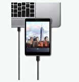 Type-C USB Şarj ve Data Kablosu - 3 Metre Siyah