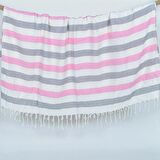 Ark Peştemal (PEMBE) %100 Pamuk 90*180. Banyo Havlusu, Plaj Havlusu