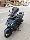 MOTOCAM RKS Arome 125 Siperlik Ön Cam 2023-2025 Model 54cm Siyah Renkli Sportif Model