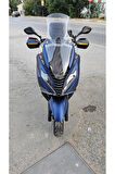 Arora Gt 125 250 Siperlik Ön Cam 2023 2024 Model 65cm Şeffaf Renkli 4mm ORTA BOYLU CAM