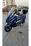 Arora Gt 125 250 Siperlik Ön Cam 2023 2024 Model 65cm Şeffaf Renkli 4mm ORTA BOYLU CAM