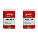 Yazar Taş Değirmende Öğütülmüş Arpa Unu 5 Kg X 2 Paket
